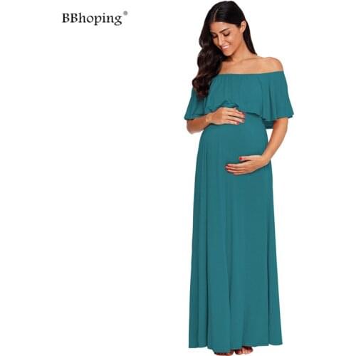 Платья с открытыми плечами для беременных BBhoping China At AliExpress