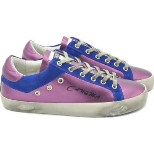 CANGMA Luxury Brand Original Purple Casual Shoes Man Shoes Patent Leather Sneakers Men Vintage Male 2021