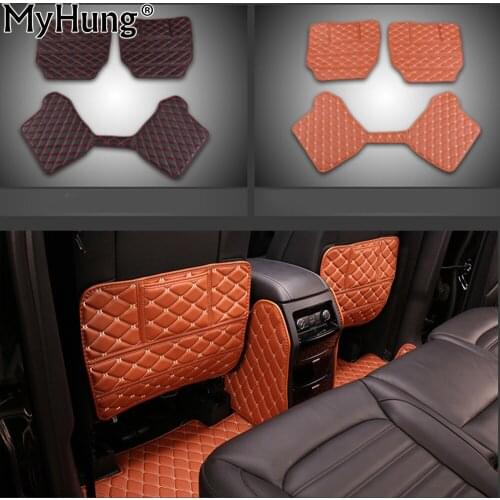 For Ford Edge 2015 2016 2017 Car Covers Armrests Kick Pad Rear Seat Mat Protection Cushion Anti-Kick Pad Interior Accessories