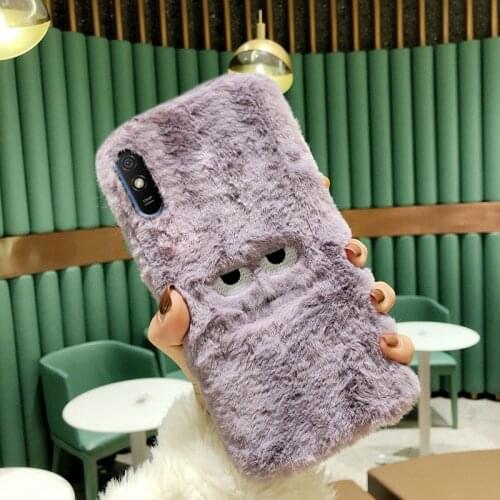 Cute Plush Phone Case For Xiaomi Mi 10 9 9T Lite Mobile Cover For Redmi Note 9 9T 9S 8 8T 7 7A 6 5 Pro 9A 9AT 9C Cases