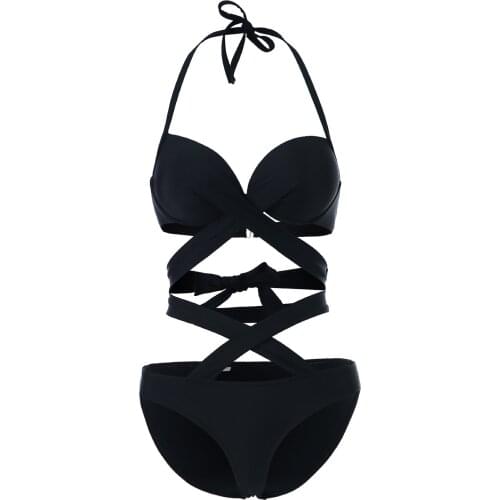 2021 Two-Piece Swimsuit Suit High Eaist Swimsuit Hot Spring Sexy Swimming Beachwear Bikini
