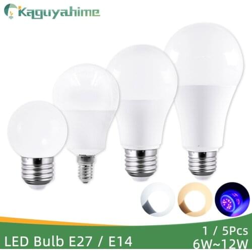Kaguyahime 1pc/5pcs E14 Bulb E27 LED WIFI Lamp 220V LED Bulb 6W 12W High Power LED Light Lampadas Lamparas Bombillas Ampoule