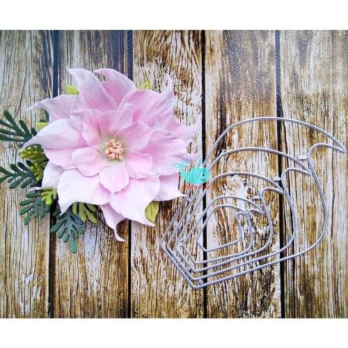 Lotus Metal Cutting Dies Scrapbooking Stencil for Album Paper DIY Gift Card Decoration Embossing Dies New 2020