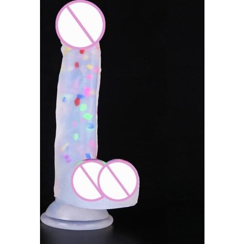 New Dildos Jelly Medical Silicone Dildo Realistic Adult Toys Soft Strapon Artificial Penis Colourful Sex Toys for Woman Sextoys