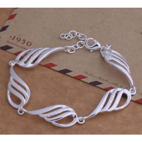 Wholesale High quality silver plated Fashion jewelry Bangles WB-002