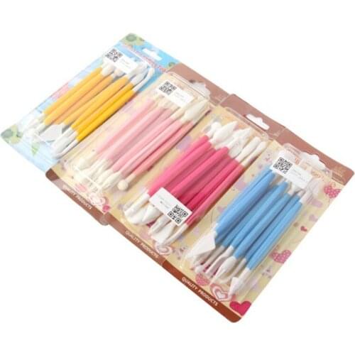 Fondant Cake Decorating Pen Sugar Craft Decorating Brush Mold Clay Tip Tool Set Cake Carve Modelling Tools
