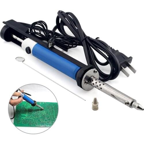 Handheld Electric Tin Suction Sucker Pen Desoldering Pump Soldering Tool Electric Vacuum Solder Sucker Iron Gun Welding Tool