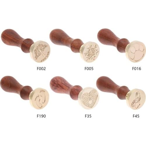 Copper Head Wax Sealing Stamp DIY Envelope Card Decor Seal with Handle
