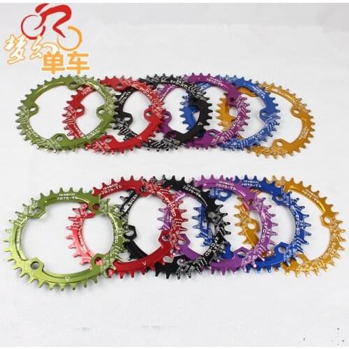 SNAIL Ultralight 104BCD 32/34/36/38T A7075 Alloy MTB Bike Bicycle Narrow Wide Oval Round chainring Chainwheel Cycle Crankset