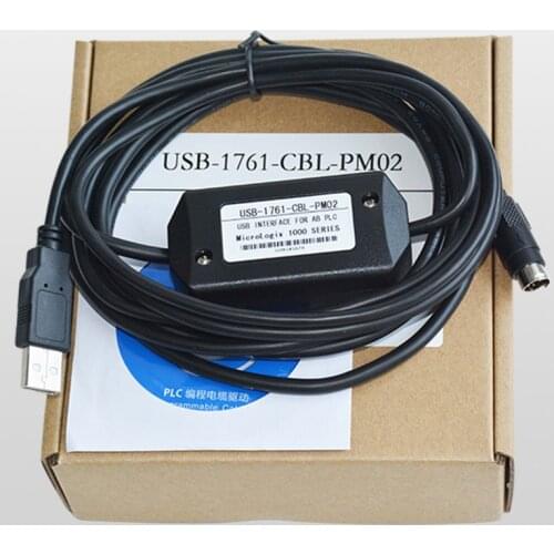 USB-1761-CBL-PM02 USB PLC Programming Cable For A B Micrologix 1000/1200/1500