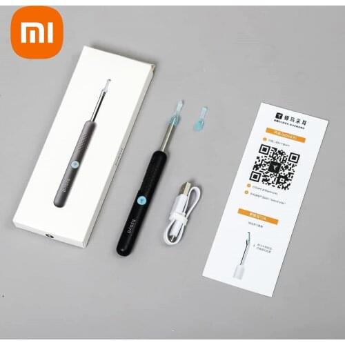 XIAOMI Mijia R1 3.5mm 2.0MP IP67 HD Visual Ear spoon In Ear Cleaning Endoscopio Ear Picker Otoscope Borescope Tool Set