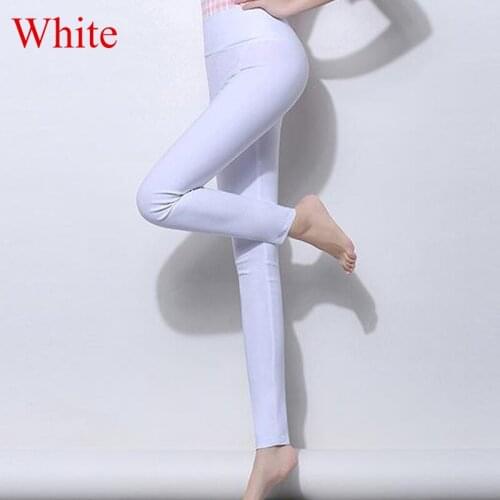 Women Solid Color Stretch Trousers Spring Pencil Pants Female Plus Size High Waist Womens Pants Woman Harajuku Leggings S-6XL