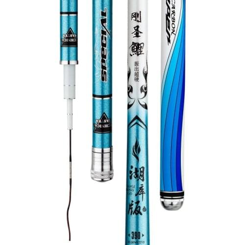 3.6-8.1M Taiwan Rod Fishing 19 Tone Super Hard Hand De Pesca Carbon Fiber Spinning Olta Telescopic Wedkarstwo Peche Fishing Gear