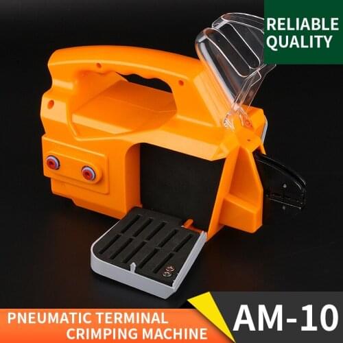 AM-10 Pneumatic Terminal Crimping Machine Portable Terminal Crimping Machine Multifunction Pneumatic Terminal Crimping Tool