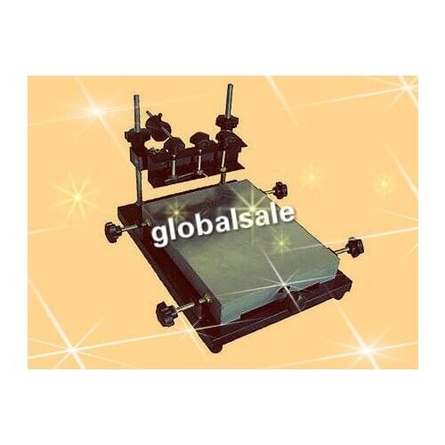 FREESHIPPING PUHUI High Precision Solder Paste Printer 300x400mm Manual Stencil Printer Silk Printing Machine