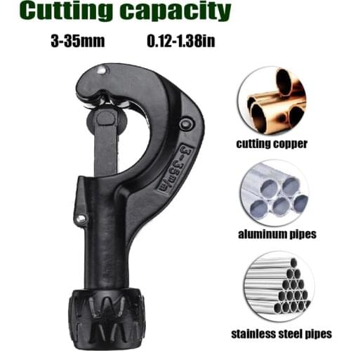 CT-105 Copper Vinyl Brass Pipes Tube Cutter Scissor Cutting Tool For 3mm-35mm G type Metal/Plastic Tube Knife Cut Plumbing Tool