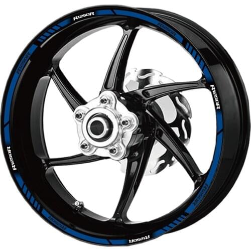 FOR BMW R1250R R 1250 R r1250r Motorcycle Wheel Sticker Waterproof Reflectives Rim Tire Stripes Decals Stickers Protection Set