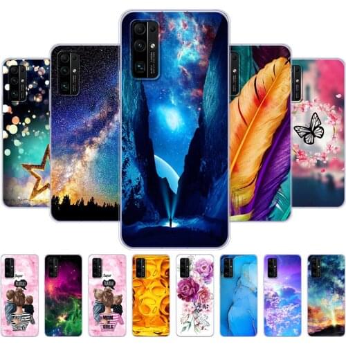 For HONOR 30 Premium Case BMH-AN10 Soft Silicon TPU Back For Honor 30 Pro + Cover Honor30 Pro Plus EBG-AN10 Bumper Starry sky