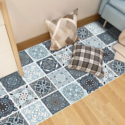 50X100CM European Frosted Tiles Wall Sticker Kitchen Bedroom Refrigerator Wall Decals Waterproof Floor Adhered PVC Wall Paster