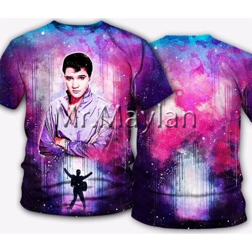 The King Elvis Presley 3D Printed Tee T shirt Men/women Rock Streetwear Tshirt Man Modis Clothes poleras hombre Hiphop Tops WR55