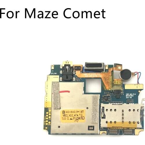 Used Maze Comet Mainboard 4G RAM+64G ROM Motherboard For Maze Comet MTK6750T Octa Core 5.70" 720 x 1440 Smartphone