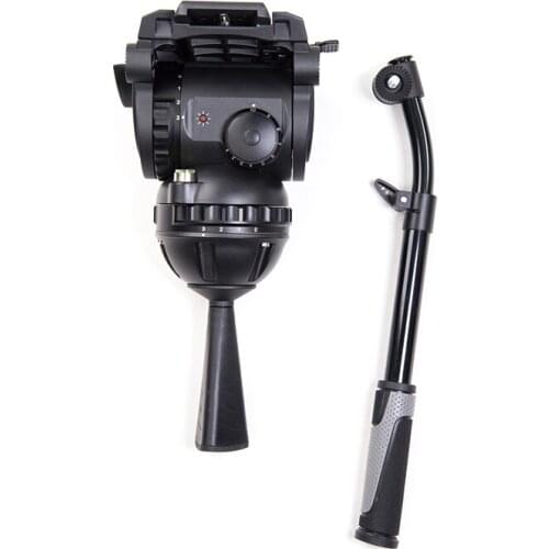 Miliboo M15 Professional Broadcast Movie Adjustable Hydraulic Fluid Head & Camera Tripod Stand Load 15 kg with 100mm Bowl