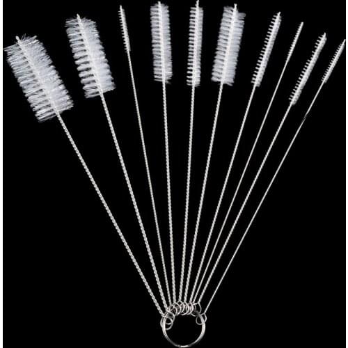 10Pcs Nozzle Bottle Tube Cleaning Brush Durable Pipe Feeding Bottle Clean Set Household Kitchen Clean Tool