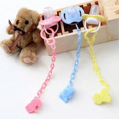 New Cute Rubber anti-rope Lanyard Baby Pacifier Chain Pacifier Chain anti-chain Water Towel Clip Baby Toy Teeth 2021