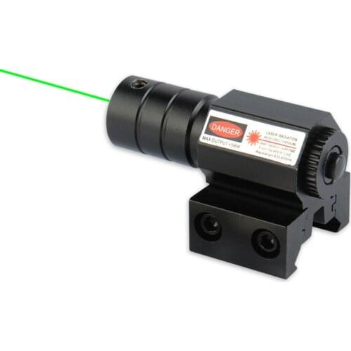 Hunting Green Dot Laser Sight For Pistol Picatinny Rifle 11-20mm Weaver Mount Shooting