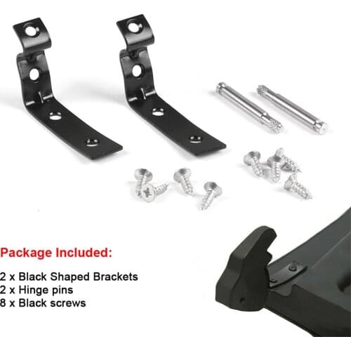 Glove Box Lid Hinge Snapped Repair Kit Hinge Brackets With Screws For Audi A4 S4 RS4 B6 B7 8E Hinge Snapped Repair Fix Kit