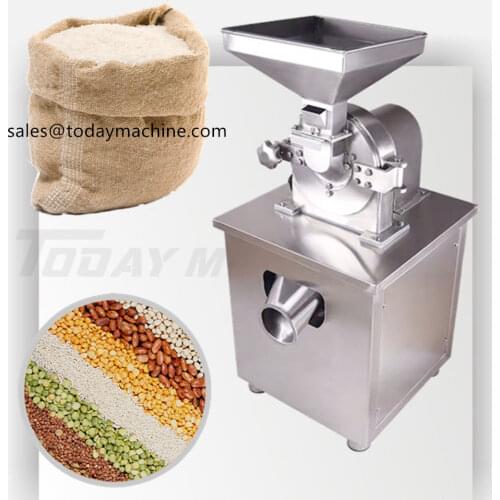 Grains spices cocoa bean dry food grinder mill grinding machine