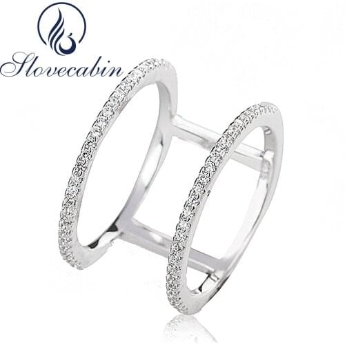 Slovecabin Rings With Crystals