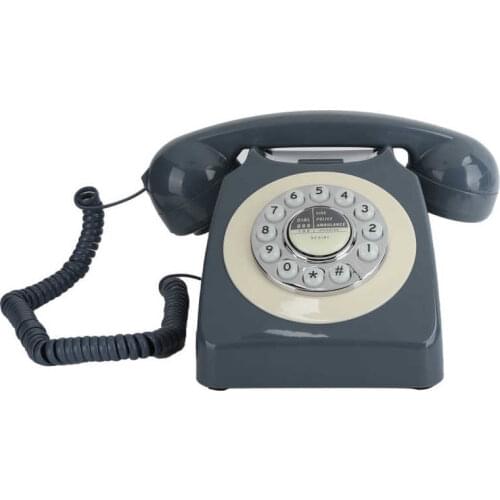 Desktop Corded Vintage Landline Phone Retro Style Phone European Old Fashioned Telephone for Home Office Hotel Decoration