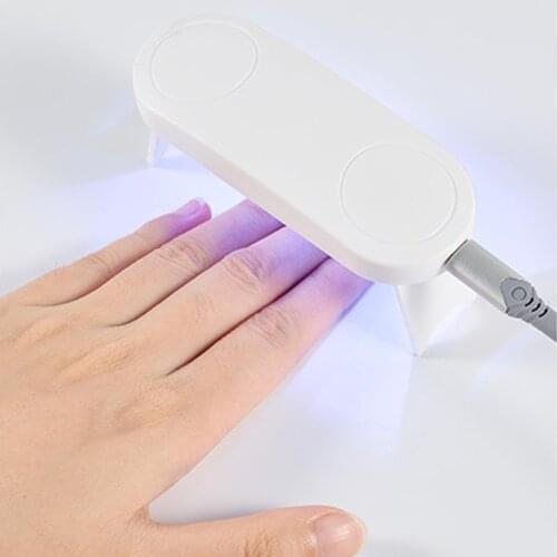 Nail Dryer Machine 3 led Mini UV LED Lamp Portable USB Cable Home Use Mini Lamp for Drying Nails UV Gel Nail Art Manicure Tools
