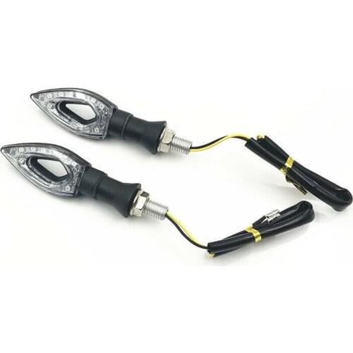 2pcs 12v Motorbike LED Turn Signal Lights Motorcycle Flasher Indicator Light For Harley Honda BMW Kawasaki Suzuki Old School