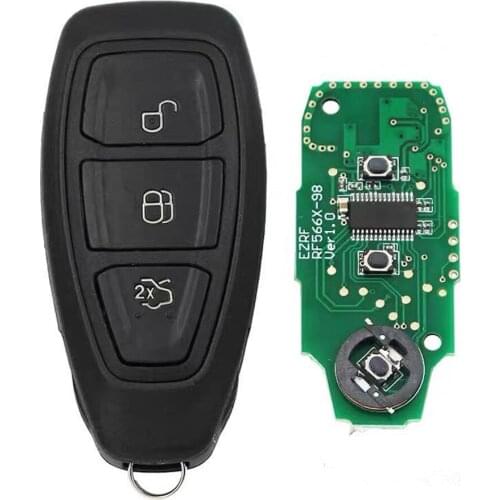 XRSHKEY Keyless Remote Car Key Remote Control 3 button 434mhz with 49 chip for F*ord after 2016