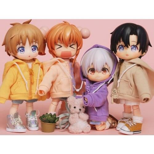 Candy Colors OB BJD Doll Clothes Sport Sweater Shirt for ob11,Molly,obitsu11 Doll Clothing Accessories for dolls