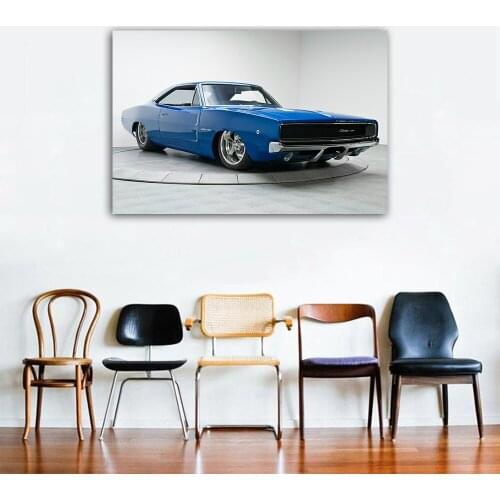 Charger SRT-10 Classic Sport Car Posters and Prints Wall Art Unframed Canvas Painting for Room Decor