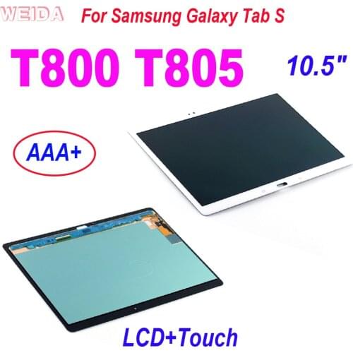 AAA+ 10.5" T800 LCD For Samsung Galaxy Tab S SM-T800 SM-T805 T800 T805 LCD Display Touch Screen Digitizer Glass Assembly Tools