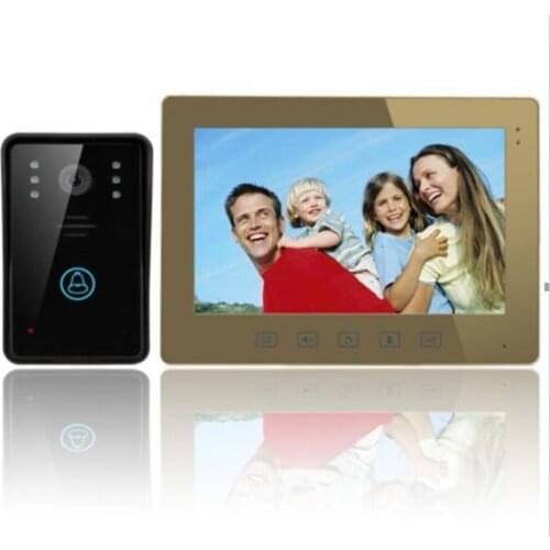 10" color TFT LCD 1000TVL Intercom Video Door Phone