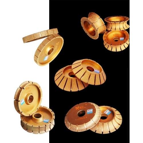 140 brazing diamond marble material edging machine wheel flat wheel straight edge disc grinding head marble tablets