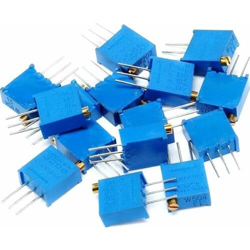 3296W-1 25 Turn Trimmer Pot Assortment Pack - 15 Values