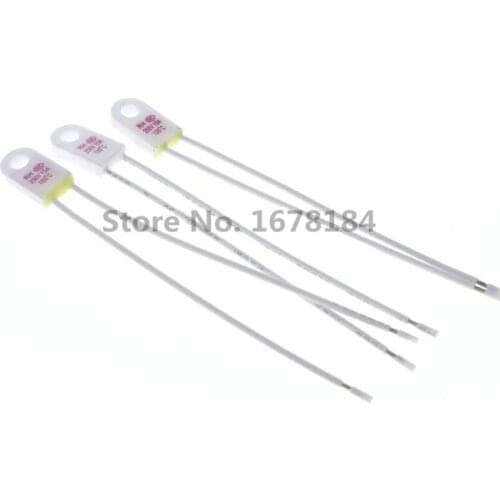 50 pcs/lot RH/Tf 95 115 125 130 135 150 230 Degrees Celsius 15A 250V Temperature Fuse Thermal Links Over Temperature Protector