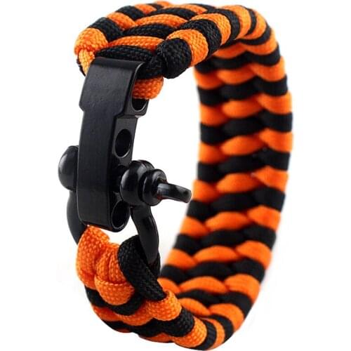 550IBS 7 stand Cores Paracord Braided Nylon Hand Rope for outdoor Climbing Camping Emergency Rescue Paracord bracelet