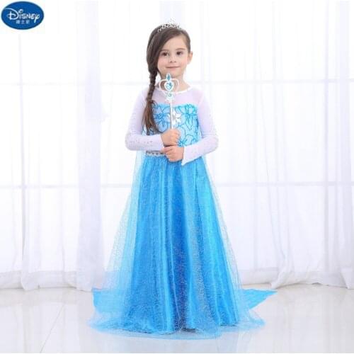 Disney Frozen doll accessories skirt elsa queen dress children girls dresses princess dress