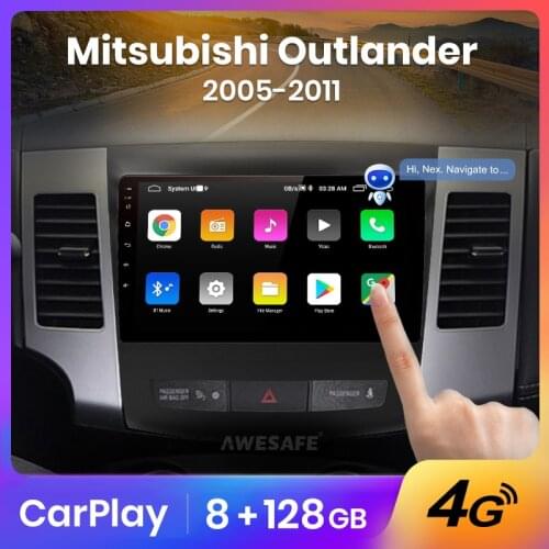 AWESAFE PX9 for Mitsubishi Outlander xl 2 2005-2011 Car Radio Multimedia video player GPS No 2 din Android 10.0 2GB+32GB