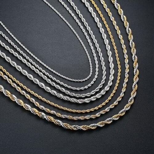 Europe America Best Sellers Lovers Necklace Stainless Steel Multiple Sizes Necklace Lovers Lobster Clasps Necklace Wholesale