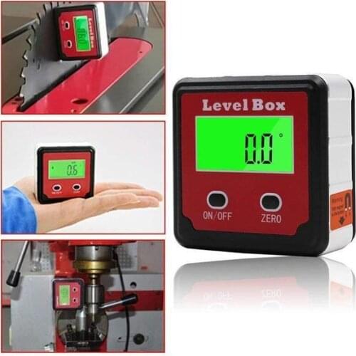 Electronic Digital Display Inclinometer Magnetic Digital Inclinometer Level Box Gauge Angle Meter Finder Protractor Level Measur