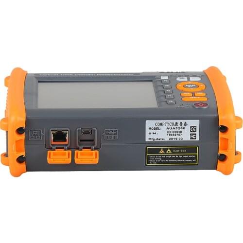 Comptyco Fibra Optica OTDR AUA5280 1310 1550nm 32/30dB SM with VFL OPM Light Source Optical Fiber Time Domain Reflectometer