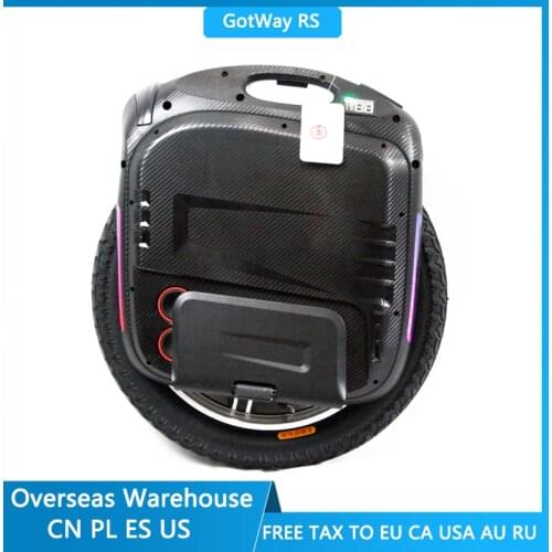 Pre-sale Gotway RS Electric Unicycle Monowheel One Wheel Scooter 2600W Shaftless Motor 100V/1800WH Max speed 60km/h+ Duty free